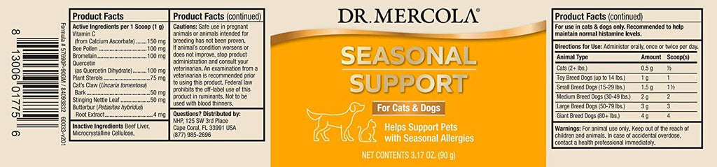 Gluten Free Pet Seasonal Formula - Felicitails is founded by Lindsay Giguiere