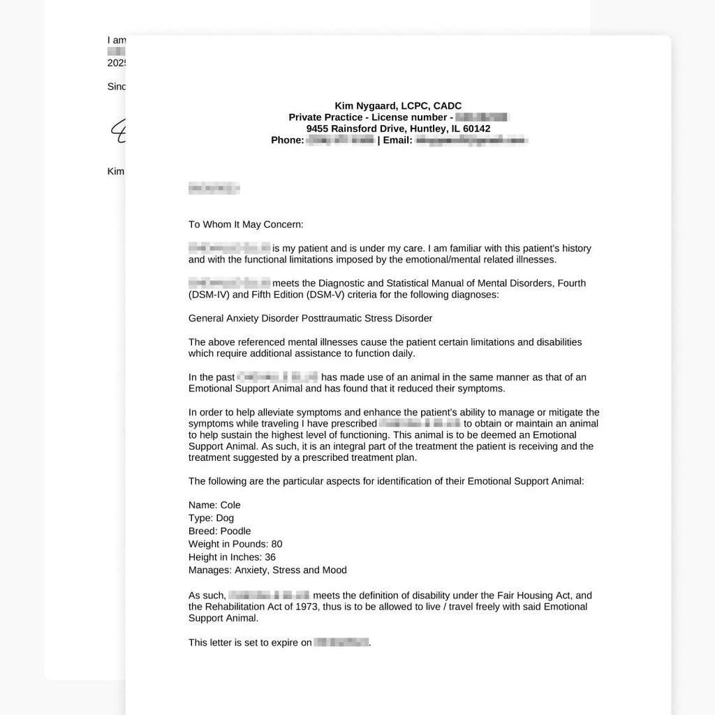 Therapist-Certified Program for Emotional Support Animals - Felicitails is founded by Lindsay Giguiere