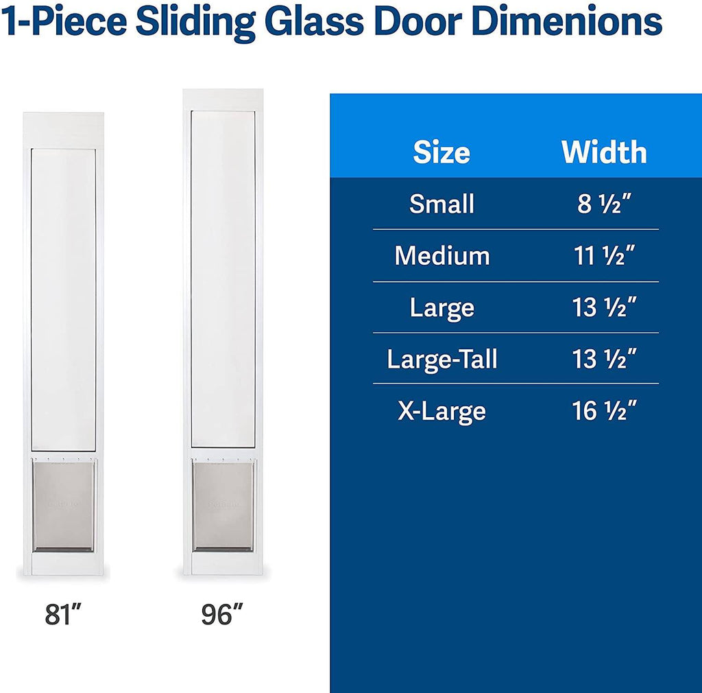 1-Piece Sliding Glass Pet Door for Dogs & Cats by PetSafe - Felicitails is founded by Lindsay Giguiere