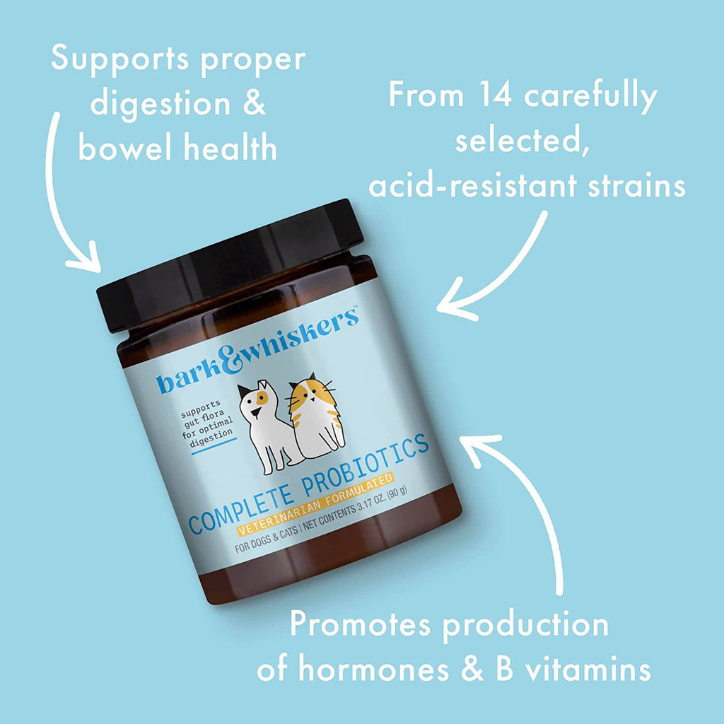 Bark & Whiskers Complete Probiotics for Pets - Felicitails is founded by Lindsay Giguiere