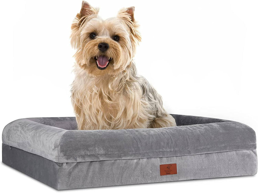 Washable Orthopedic Dog Bed, Waterproof with Nonskid Bottom - Felicitails is founded by Lindsay Giguiere